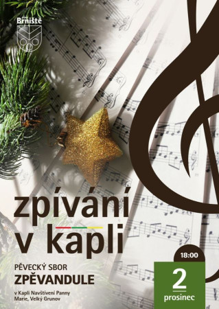02.12.2025 Zpívání v kapli - Adventní koncert ve Velkém Grunově - Kaple navštívení Panny Marie
